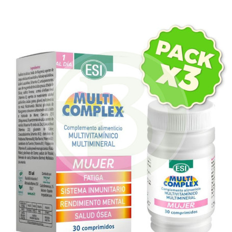 Pack 3x Multicomplex Mujer 30 Comprimidos Esi