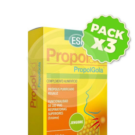 Pack 3x Propolgola Jengibre 30 Tabletas Esi