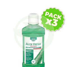 Pack 3x Aloe Fresh Colutorio Zero Menta 500Ml. Esi