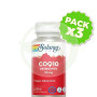 Pack 3x Ubiquinol CoQ10 50Mg. 30 Perlas Solaray