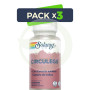 Pack 3x Circulegs 60 Cápsulas Solaray