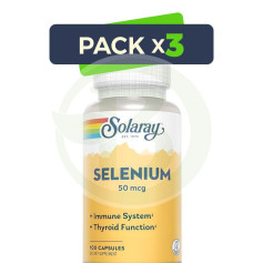Selenium 50Mcg 100 Capsulas Solaray