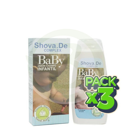 Pack 3x Jabón Baby 250Ml. Shova De