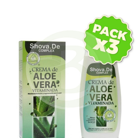 Pack 3x Crema Aloe Vera Complex 250Ml. Shova De