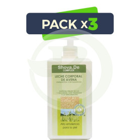 Pack 3x Leche Corporal de Avena 1000Ml. Shova De