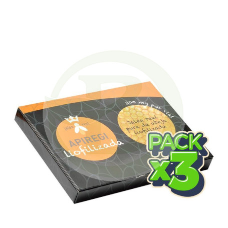 Pack 3x Apiregi Jalea Real 14 Viales Artesanía Agrícola