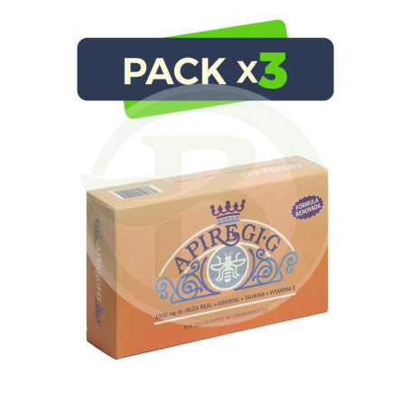 Pack 3x Apiregi G 20 Ampollas Apiregi