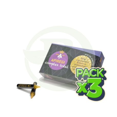 Pack 3x Apiregi Complex Total 20 Ampollas Apiregi