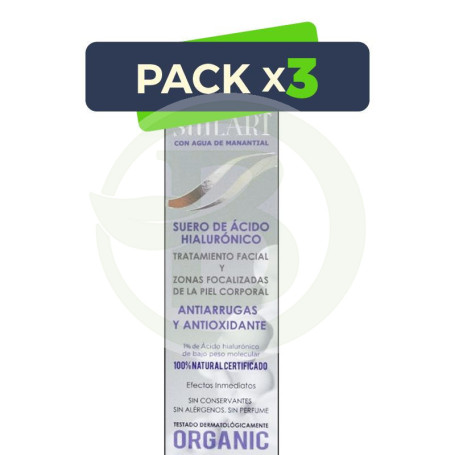 Pack 3x Suero Ac. Hialurónico Facial y Corporal 120Ml. Shilart