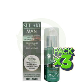 Pack 3x Emulsión Facial Shilart Man 120Ml. Shilart