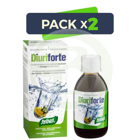 Pack 2x Jarabe Diuriforte 240Ml. Santiveri