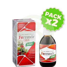 Pack 2x Jarabe Ferroxir Forte 240Ml. Santiveri