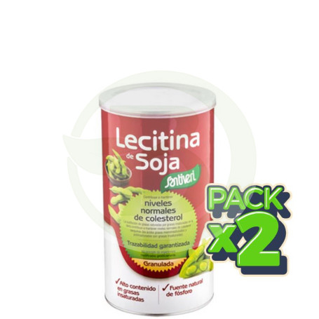 Pack 2x Lecitina Bote 400Gr. Santiveri