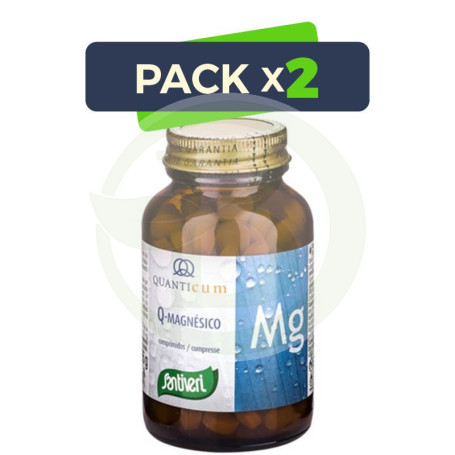 Pack 2x Q-Magnesico 88 Comprimidos Santiveri