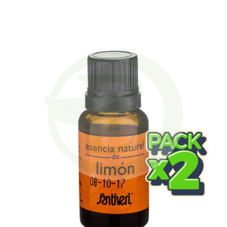 Pack 2x Aceite Esencial de Limón 14Ml. Santiveri