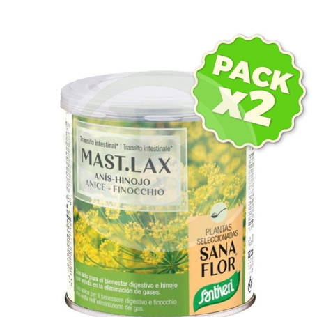 Pack 2x Sanaflor Mast-Lax Gases 65Gr. Santiveri