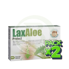 Pack 2x Laxaloe Protect 60 Cápsulas Santiveri