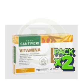 Pack 2x Vitamina D3 60 Comprimidos Santiveri