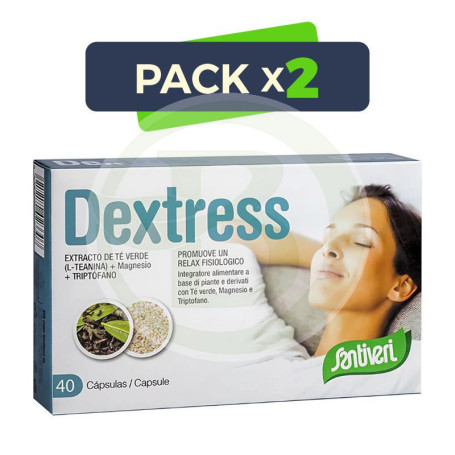 Pack 2x Dextress 40 Cápsulas Santiveri