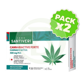 Pack 2x Cannabiactive Forte 20 Cápsulas Blandas Santiveri