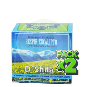 Pack 2x Balsamo Pectoral Respir-Eucalipto 50Ml. Shila