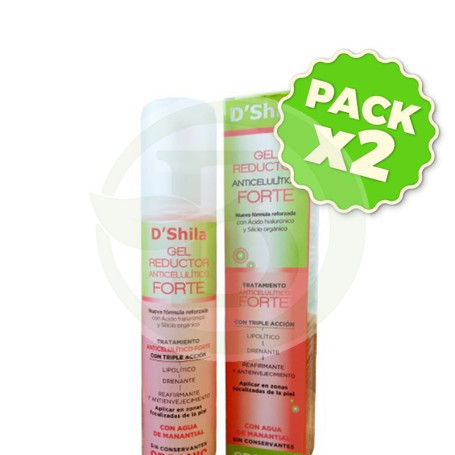 Pack 2x Gel Reductor Anticelulítico Forte 200Ml. Shila