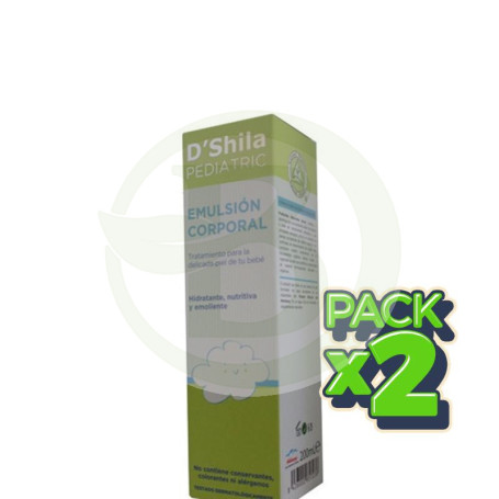 Pack 2x Emulsión Corporal Pediatric 200Ml. Shila