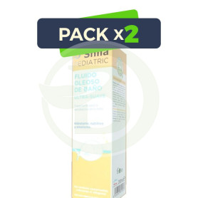 Pack 2x Fluido Oleoso de Baño Ultra-Suave Pediatric 200Ml. Shila