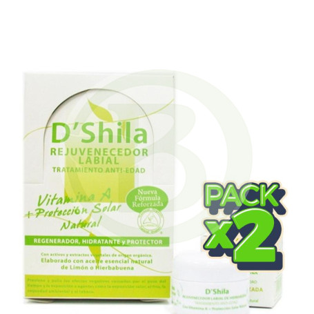 Pack 2x Rejuvenecedor Labial Hierbabuena 15Ml. Shila