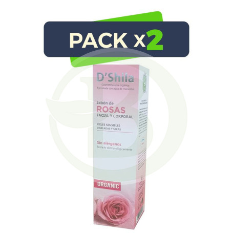 Pack 2x Jabón de Rosas 250Ml. Shila