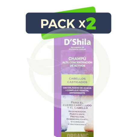 Pack 2x Champú Cabellos Castigados 125Ml. Shila