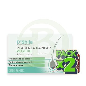 Pack 2x Placenta Vegetal Capilar 25Ml. Shila