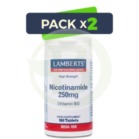 Pack 2x Vitamina B3 (Nicotinamida) Lamberts