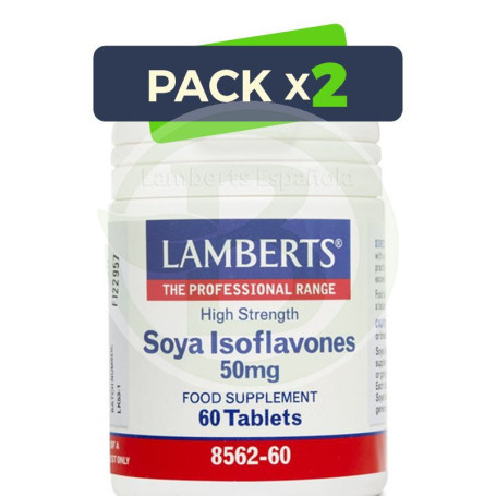 Pack 2x Isoflavonas de Soja Lamberts