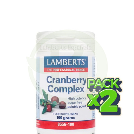 Pack 2x Complejo de Arándano con FOS y Vitamina C Lamberts