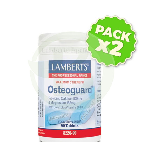 Pack 2x OsteoGuard 90 Tabletas Lamberts