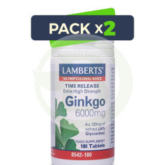 Pack 2x Ginkgo Biloba Extra Alta Potencia Lamberts