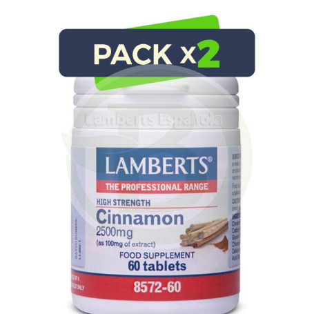 Pack 2x Canela 2500Mg. Lamberts