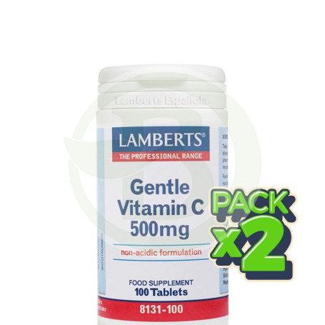 Pack 2x Gentle Vitamina C Lamberts
