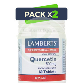 Pack 2x QUERCITINA 500MG 60 CAPSULAS LAMBERTS