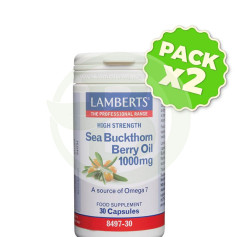 Pack 2x Aceite de Espino Amarillo 1.000Mg. Lamberts