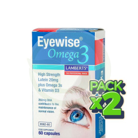 Pack 2x Eyewise Omega 3 60 Cápsulas Lamberts
