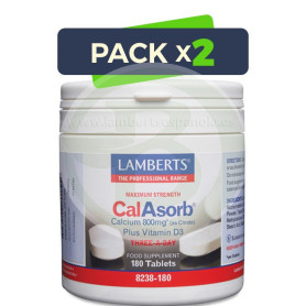 Pack 2x Calasorb 180 Tabletas Lamberts