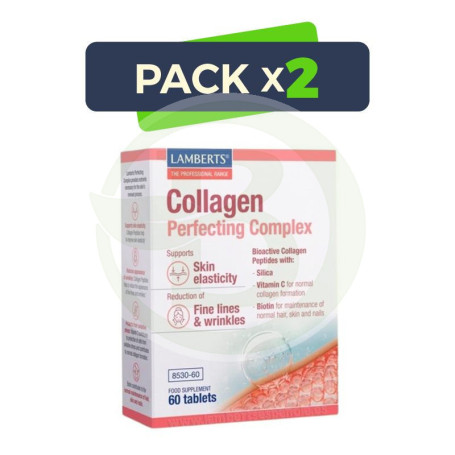 Pack 2x Complejo Perfeccionador De Colágeno 60 Tabletas Lamberts
