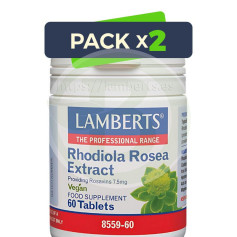 Pack 2x Rhodiola Rosea 250Mg 60 Tabletas Lamberts