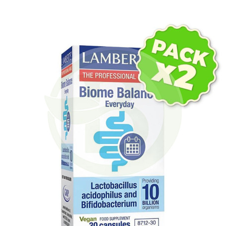 Pack 2x Biome Balance Everyday (Diario) 30 Cápsulas Lamberts