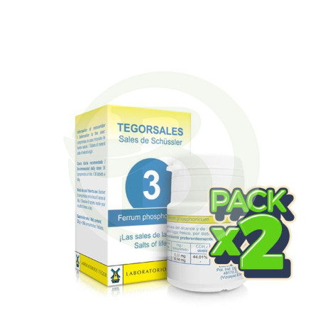Pack 2x Sales de Schussler 3 (FeP) Tegor
