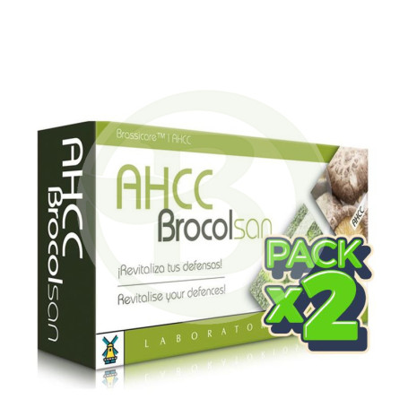 Pack 2x AHCC Brocolsan 60 Cápsulas Tegor