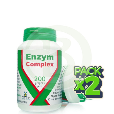 Pack 2x Enzym Complex 200 Cápsulas Tegor