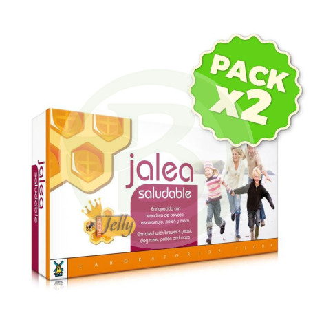 Pack 2x Jalea Saludable 20 Viales Tegor